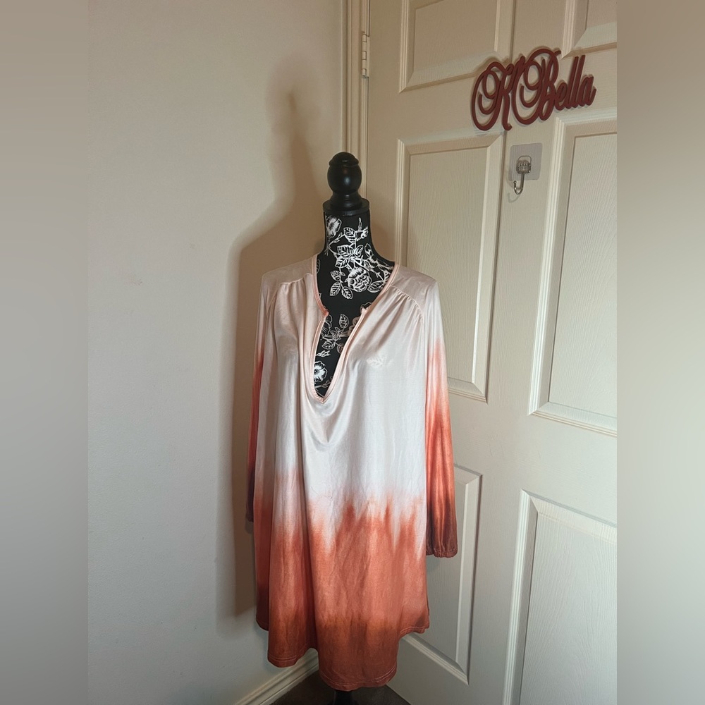 Ombre Long sleeves Causal Shirt